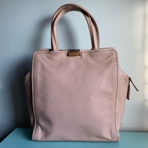 MARC JACOBS Blush Leather Tote Bag